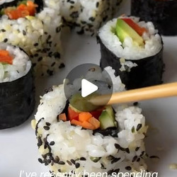 Homemade Vegan Sushi
