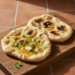 Homemade Soft Naan Bread Recipe: No-knead &amp; Fluffy