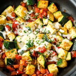 Sauteed Zucchini And Tomatoes