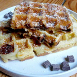 Gaufres Chocolat, Noix De Coco, Banane