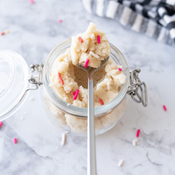 Edible Sugar Cookie Dough For One