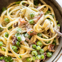 Pancetta And Pea Pasta