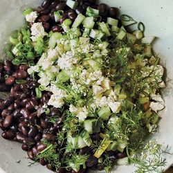 Black Bean, Cucumber, And Feta Salad