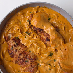 Chili Crisp Fettuccine Alfredo