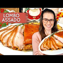 Lombo De Porco Assado Suculento Com Molho