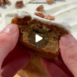 Carrot Cake Butter Mochi