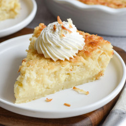 Impossible Coconut Pie