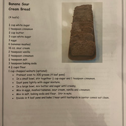 Banana Sour Cream Bread
