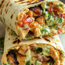 Chipotle Ranch Grilled Chicken Burrito