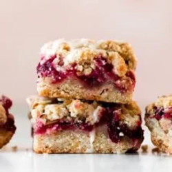 Cranberry Crumble Pie Bars