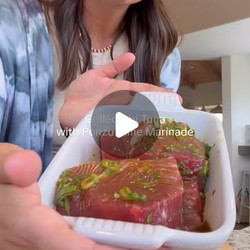 Grilled Ahi Tuna With Ponzu-lime Marinade