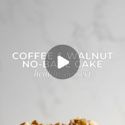 No-bake Coffee &amp; Walnut Cake