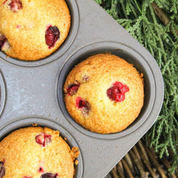 Cranberry Cornbread Muffins