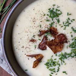 Leftover Baked Potato Soup