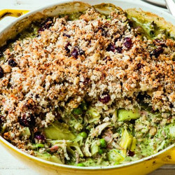 Turkey And Ham Christmas Casserole - Hairy Bikers