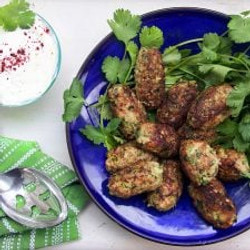 Ottolenghi's Turkey Zucchini Meatballs With Lemony Yogurt Sauce