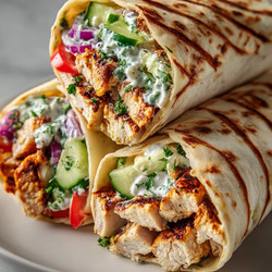 Greek Chicken Wraps