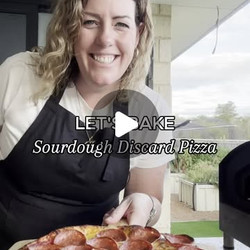 Sourdough Bread For Beginners On Instagram: Sourdough Pizza