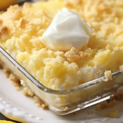 Lemon Cream Cheese Dump Cake