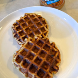 Peanut Butter Banana Waffles