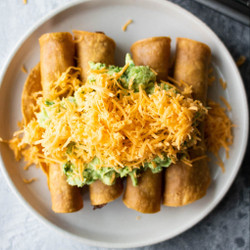 Taco Shop Style Potato Rolled Tacos