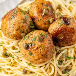 Chicken Piccata Meatballs Recipe