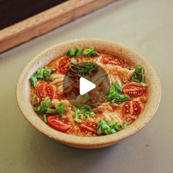 Easy Tomato Egg Drop Soup With Dumplings