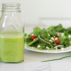 Tangy Garlic Scape Vinaigrette