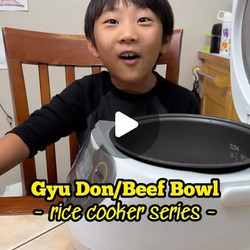 Rice Cooker Gyudon (beef Bowl)