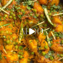 Sookhi Aloo Matar Ki Sabzi