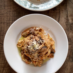Hazelnut And Mushroom Ragu With Pasta
