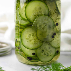 Quick Swedish Pickled Cucumbers