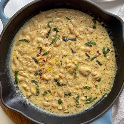 Garlic Parmesan White Beans