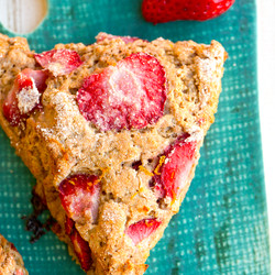 Strawberry Sunrise Scones