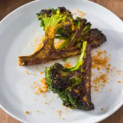 Skillet-roasted Broccoli With Smoky Sunflower Seed Topping