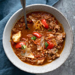 Keto Cabbage Roll Soup Recipe
