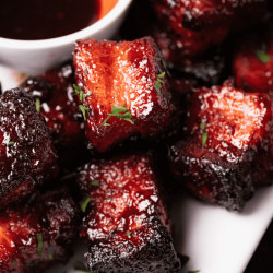 Char Siu Pork Belly Burnt Ends
