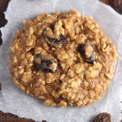 Healthy Soft and Chewy Oatmeal Walnut Date Cookies
