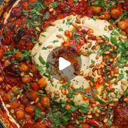 Oven Baked Harissa Chickpeas