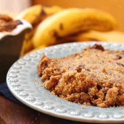 Banana Bread With Streusel Topping