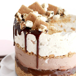 S'mores Ice Cream Cake