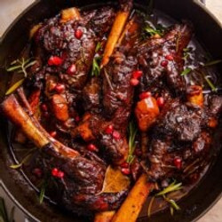 Copy of Pomegranate Braised Lamb Shanks