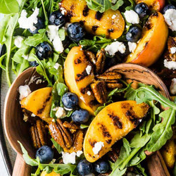 Grilled Peach Salad Recipe