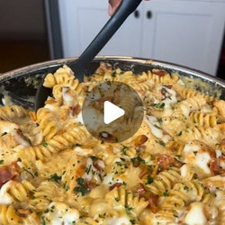 Chicken Bacon Ranch Pasta