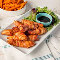 Bacon Wrapped Ginger Soy Chicken