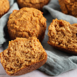 Coconut Flour Pumpkin Muffins