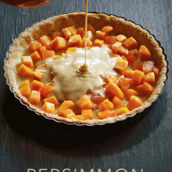 Persimmon Tart With Brown Butter Batter