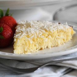 Easy-to-make Italian Coconut-ricotta Cake