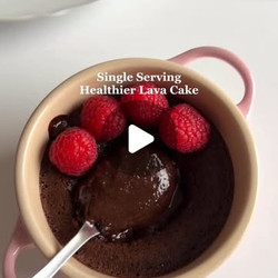 Single Serving Healthier Lava Cake