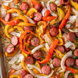 Sausage And Peppers {sheet Pan Recipe}